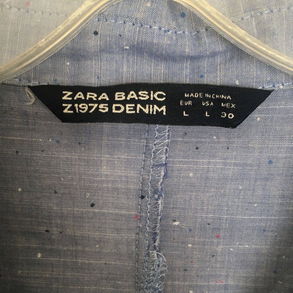Zara Basic Z1975 Trapeze Top size L - Picture 2 of 4